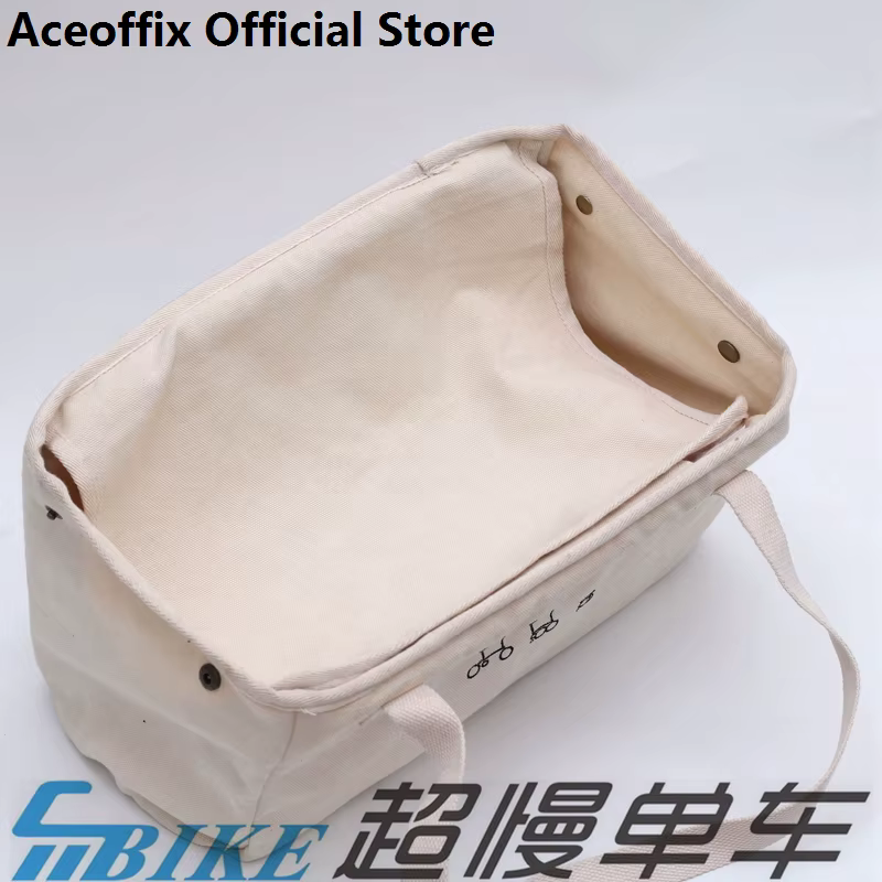 Sac en toile pliable pour vélo Bromsilice