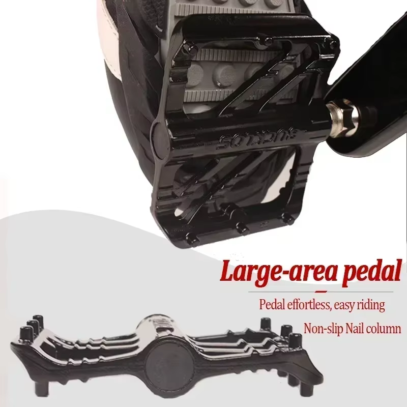 BUCKKub-Pédales plates coordonnantes pour vélo de route et VTT