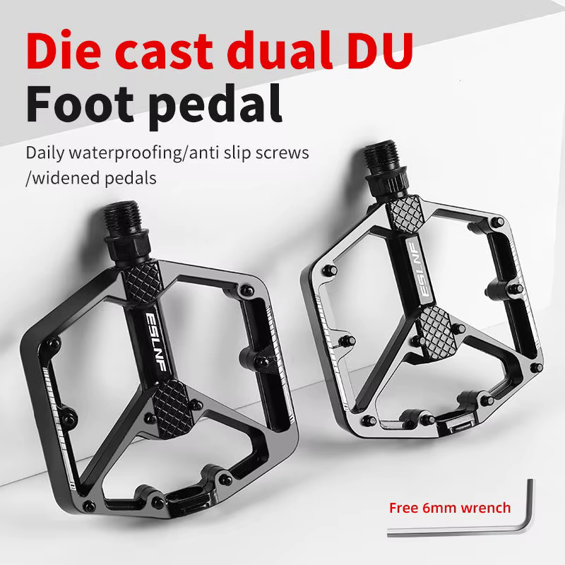 ESLNF pédale de vélo en alliage d'aluminium accessoires de cyclisme Ultra léger élargi roulement antidérapant vtt