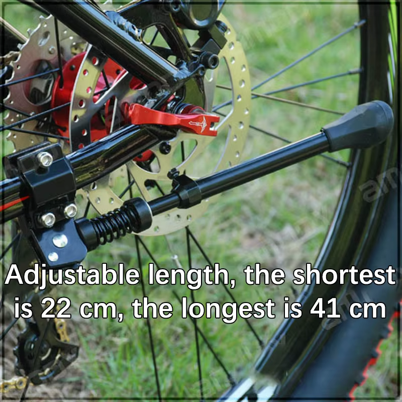Nouveau support de pied rétractable et réglable en alliage d'aluminium pour vélo de montagne