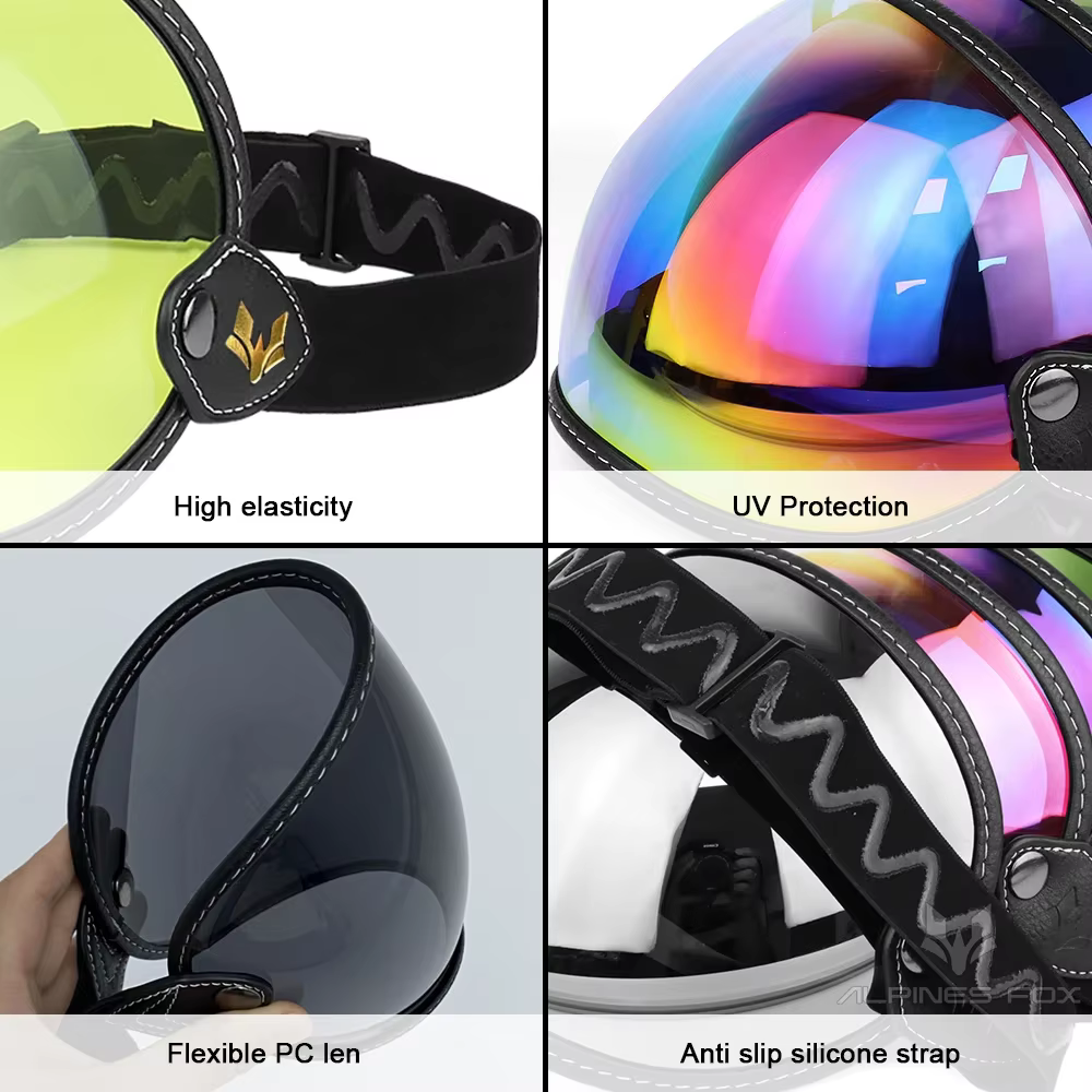 Lentille de visière de casque de moto universelle