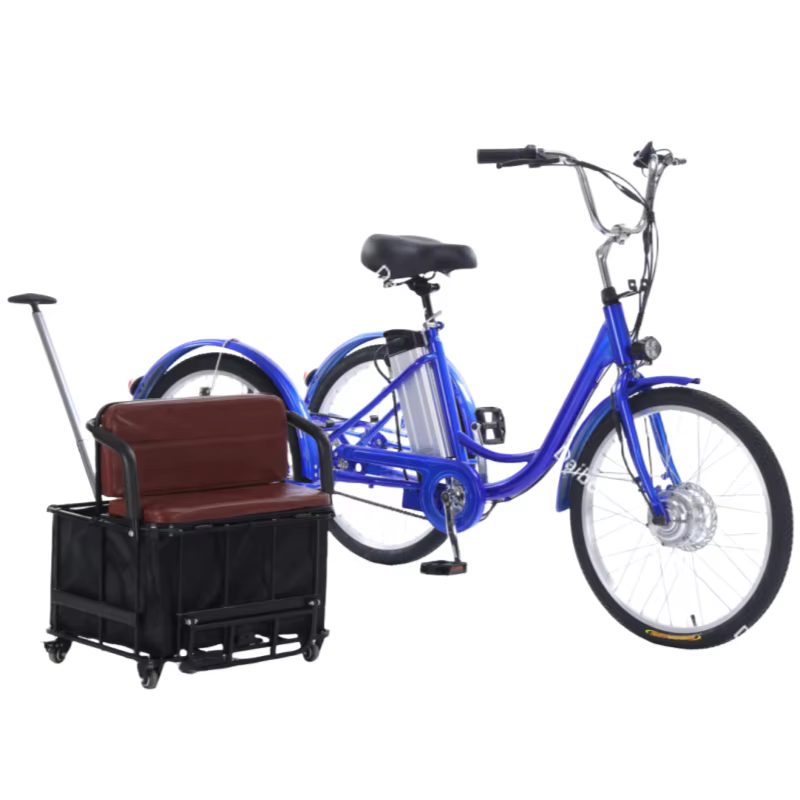 Tricycle électrique adulte de 24 pouces