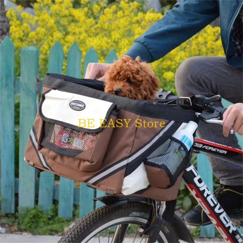 E28F – porte-vélo pour animaux compagnie, panier vélo pour chien chat, panier
