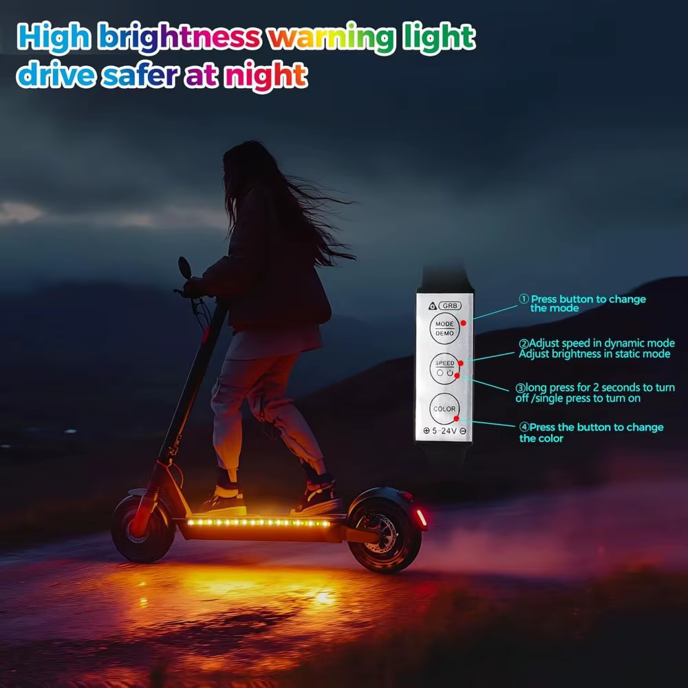 Lumières LED créatives pour Scooter