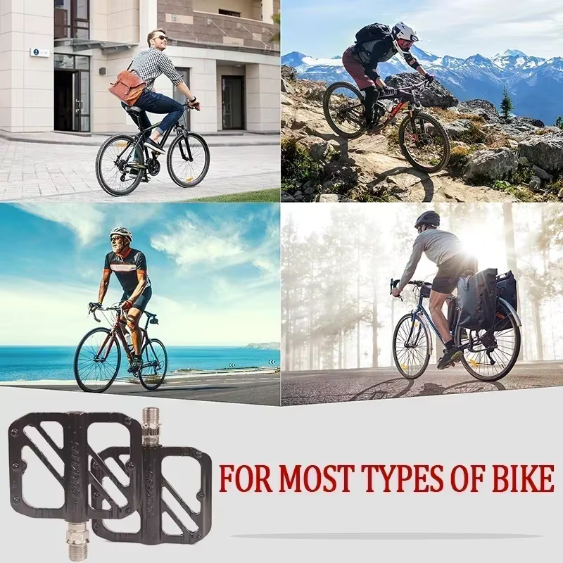 BUCKKub-Pédales plates coordonnantes pour vélo de route et VTT