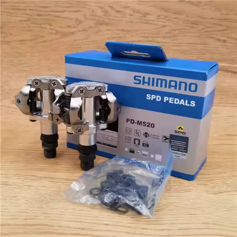 Pédales de vélo de montagne Shimano M520