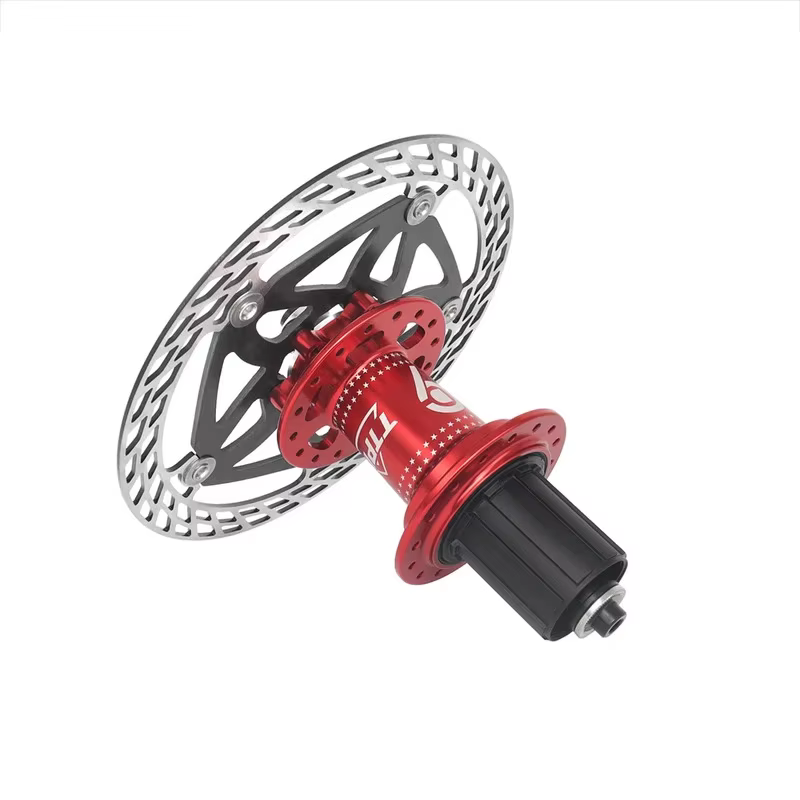 TTPRO Frein à disque de vélo ultraléger en fibre de carbone 140 mm 160 mm 180 mm avec rotors à 6 boulons