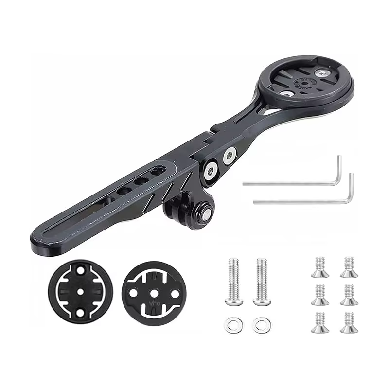 Support de guidon de vélo en alliage d'aluminium à angle réglable pour ordinateur
