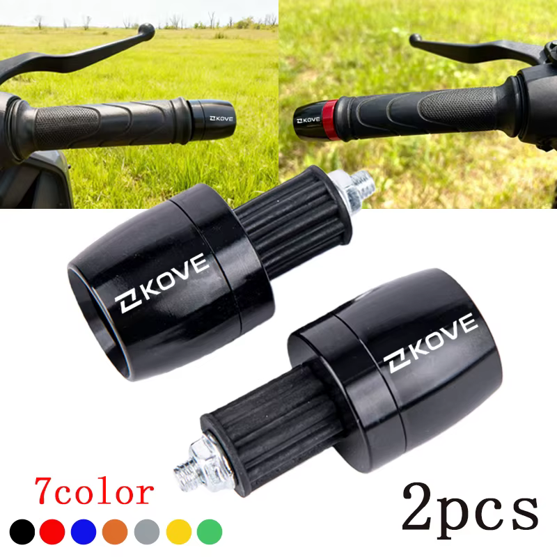Pour Kove 800x525X 450RR 800 525X450 RR MACBOR X5 accessoires moto 7/8 "22MM poignées de guidon capuchon de barre de poignée bouchons d'extrémité