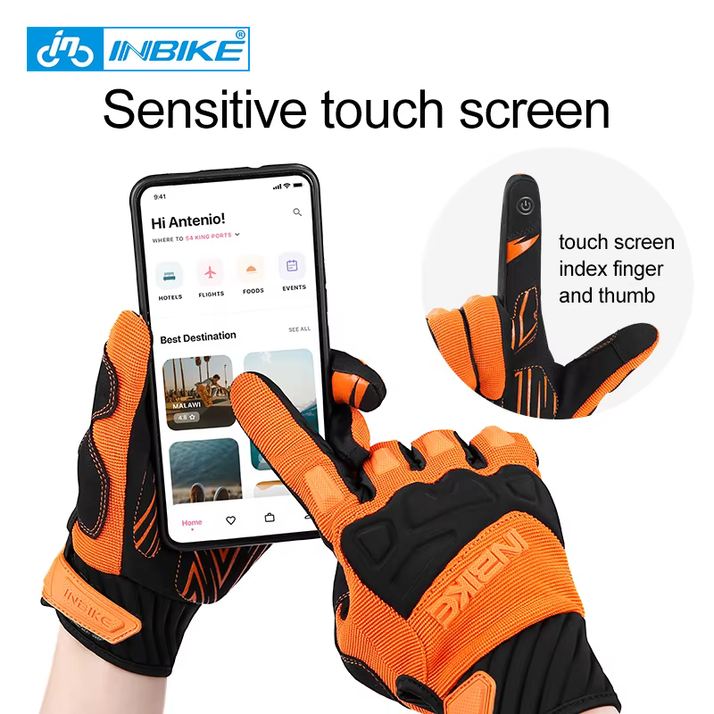 INBIKE hommes gants de cyclisme écran tactile vtt