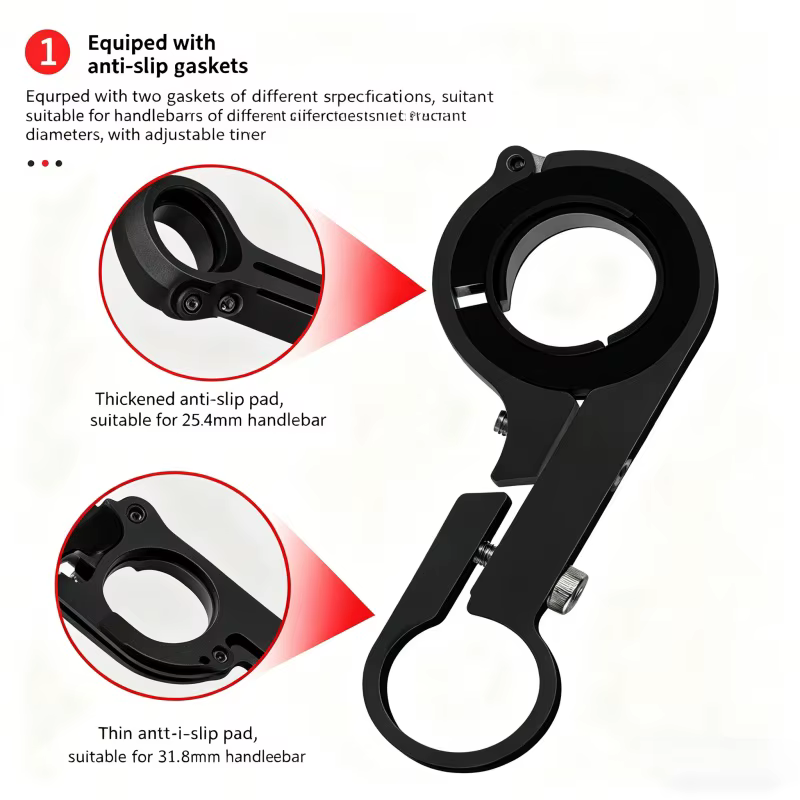Support d'extension de guidon de vélo 20/30 cm
