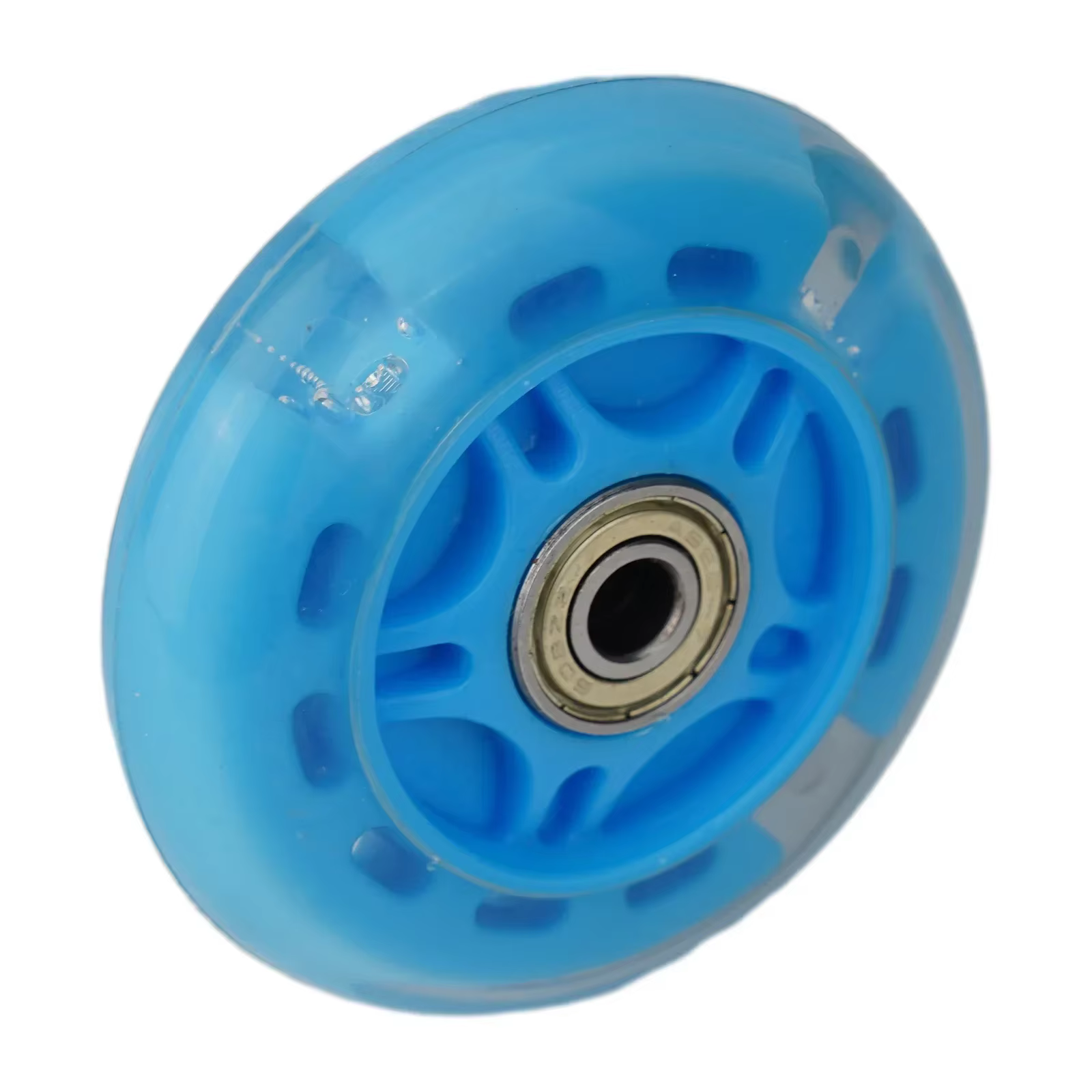 Améliorez votre expérience de conduite avec ces roues clignotantes LED de haute qualité et durables pour scooters de 80 mm et 22 cm de diamètre