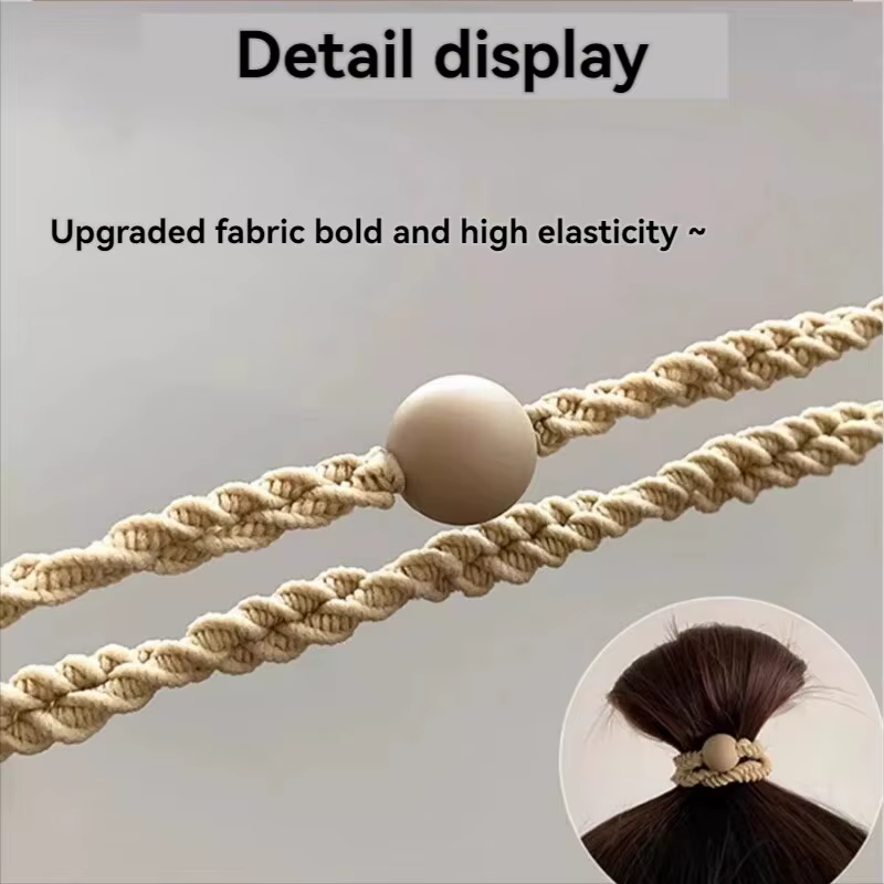 10 pièces bandeau en cuir bande femme haute queue de cheval étui cheveux accessoires Simple haute élasticité Durable élastique cercle de cheveux