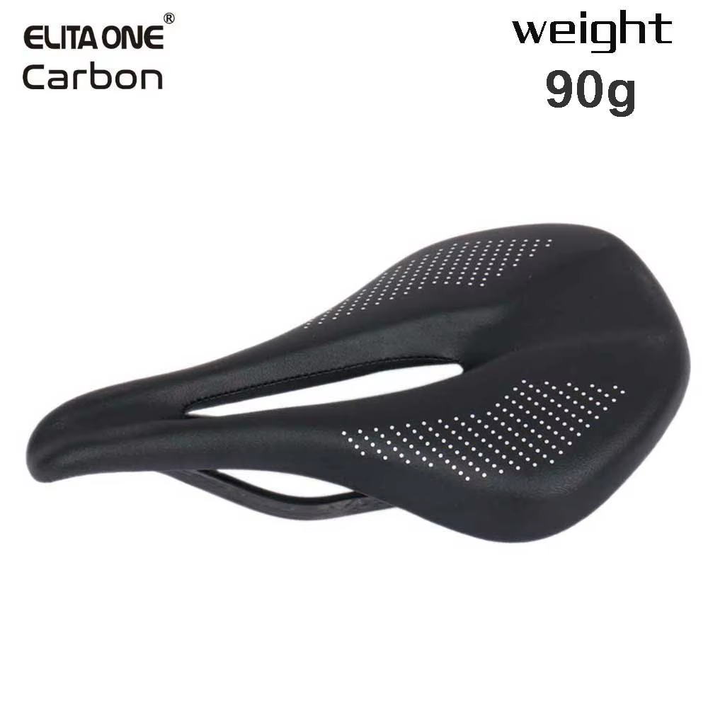 Elitaone-Selle de vélo de route en carbone nu