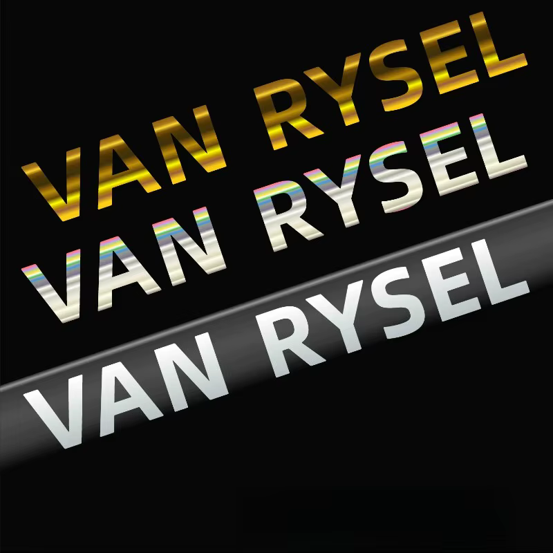 2 autocollants pour cadre de vélo de route VAN RYSEL