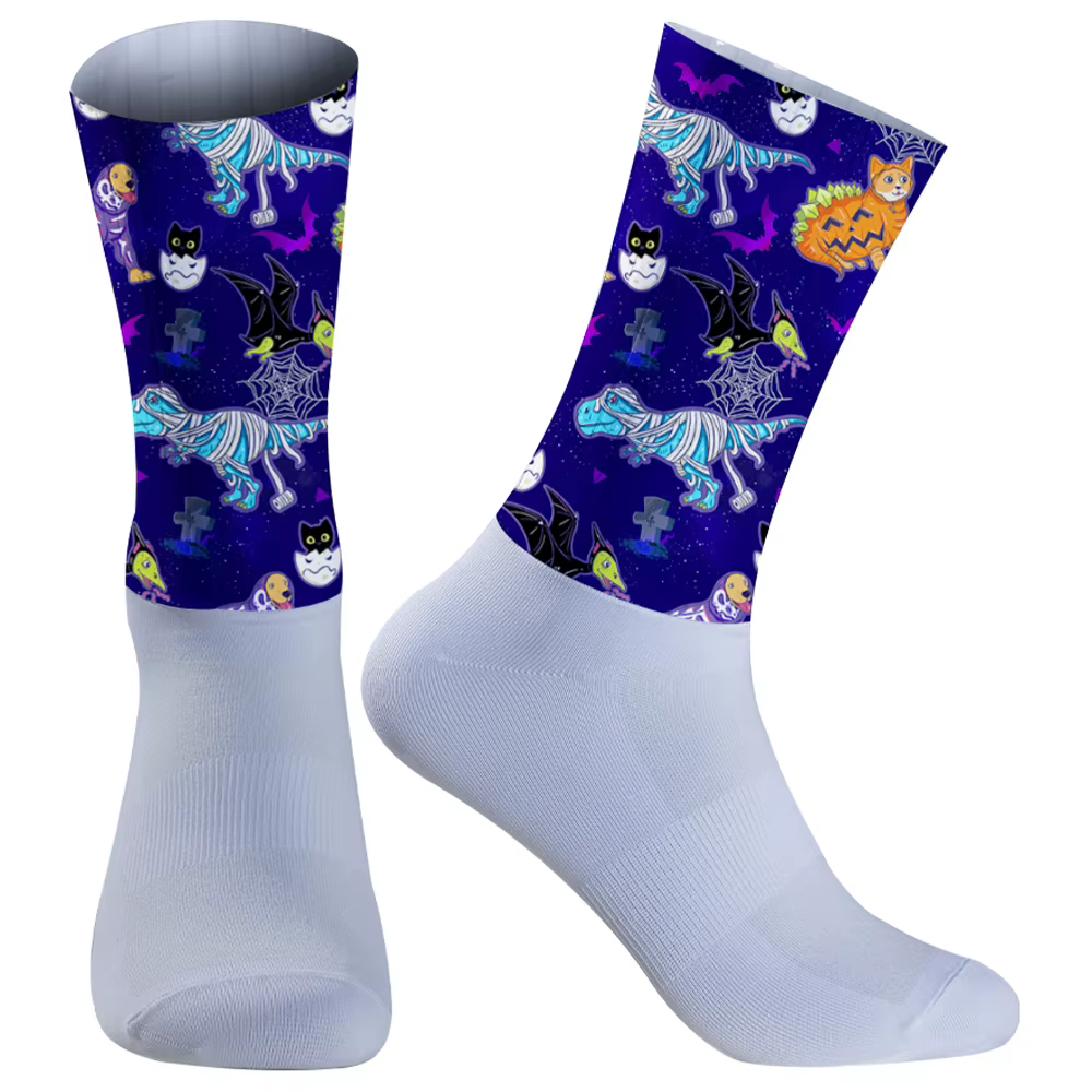 Chaussettes de cyclisme respirantes pour hommes et femmes