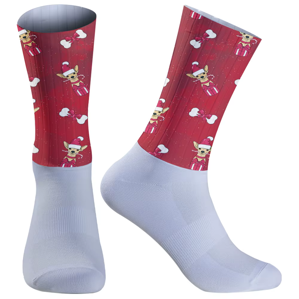 Chaussettes de cyclisme respirantes pour hommes et femmes