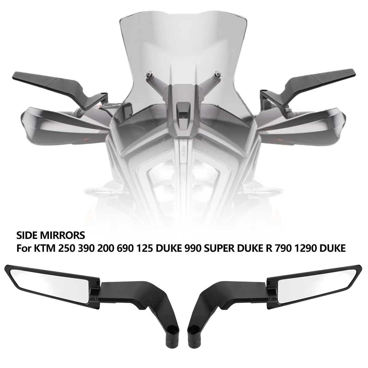Winglets furtifs réglables pour moto YAMAHA