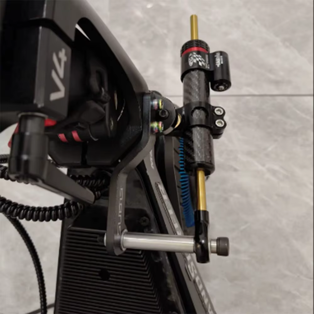 Amortisseur de direction directionnel pour trottinettes électriques AUSOM DT2 PRO & KUGOO F3 PRO MAX 52V à double moteur – Stabilisateur de conduite