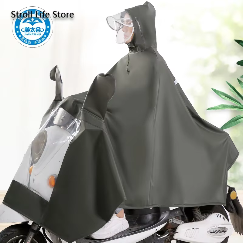 Manteau de Pluie Imperméable pour Moto et Vélo pour Homme