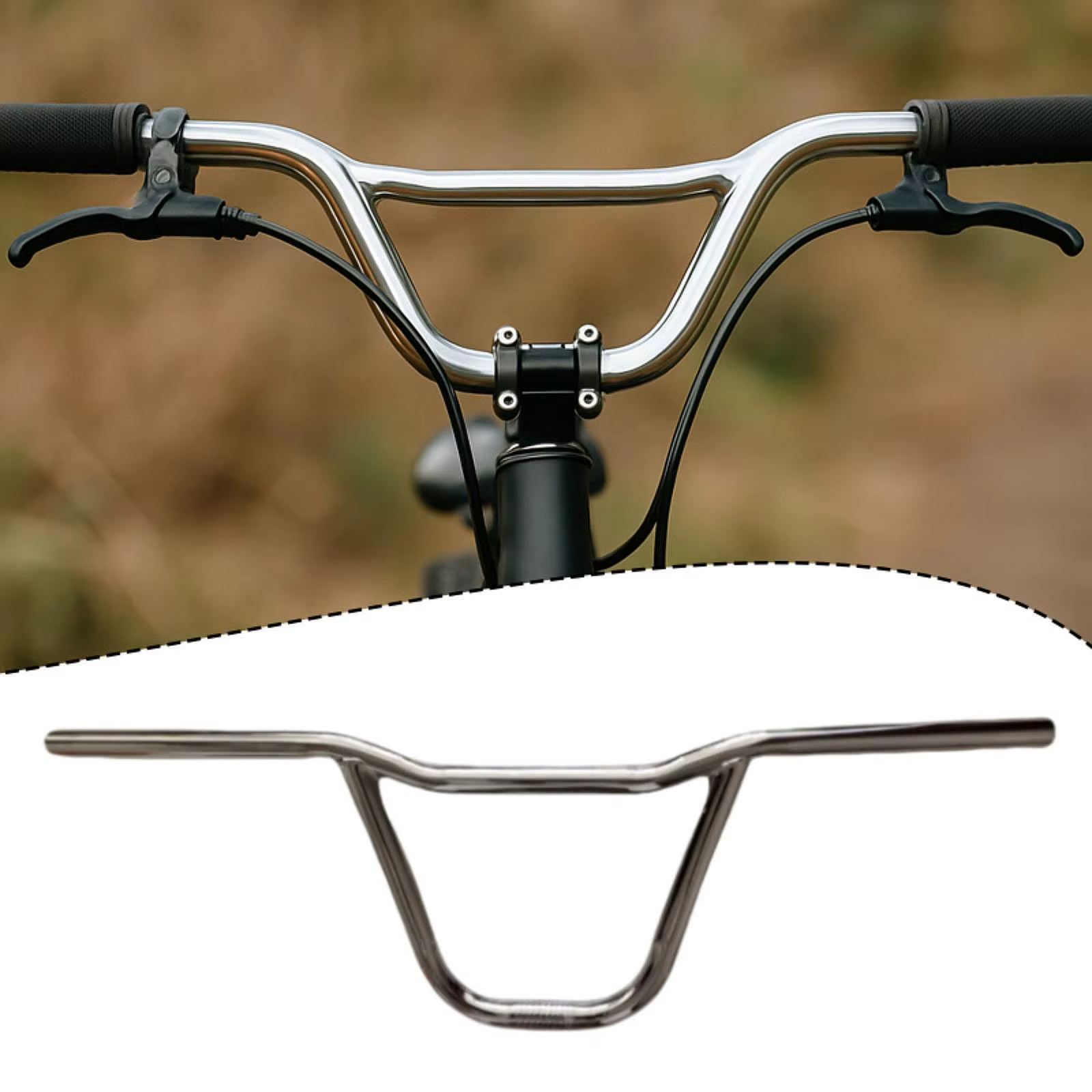 Guidon de vélo léger et moderne