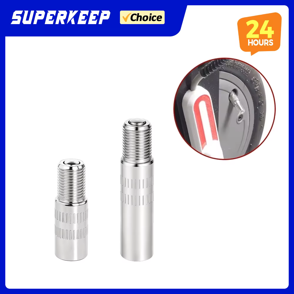 Remplacement de buse d'air gonflable pour Xiaomi MI 3 M365 Pro pro2 1S, moteur de roue avant de Scooter, Valve d'air d'extension gonflable