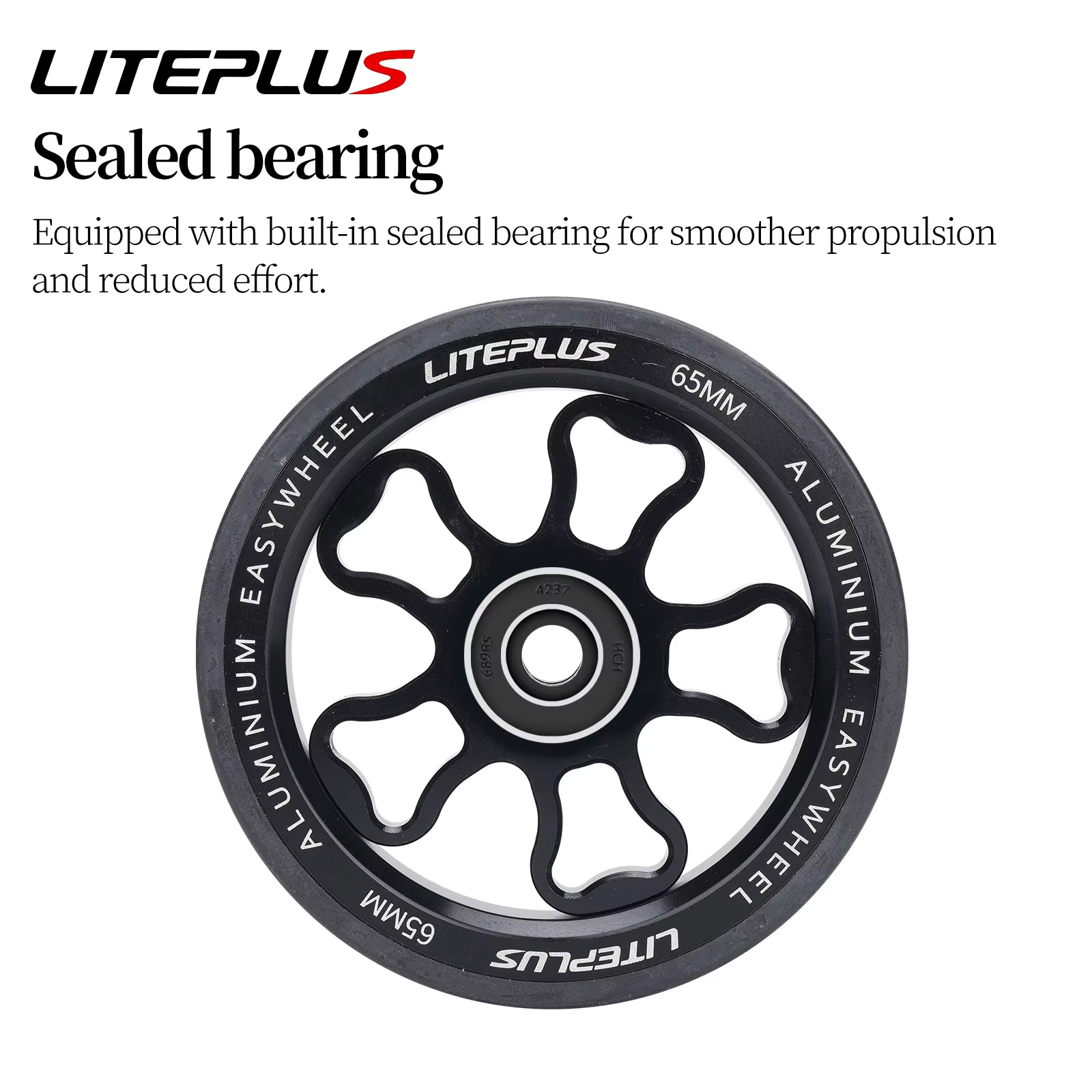 LITEPLUS vélo pliant en alliage d'aluminium roue facile 70MM modifié