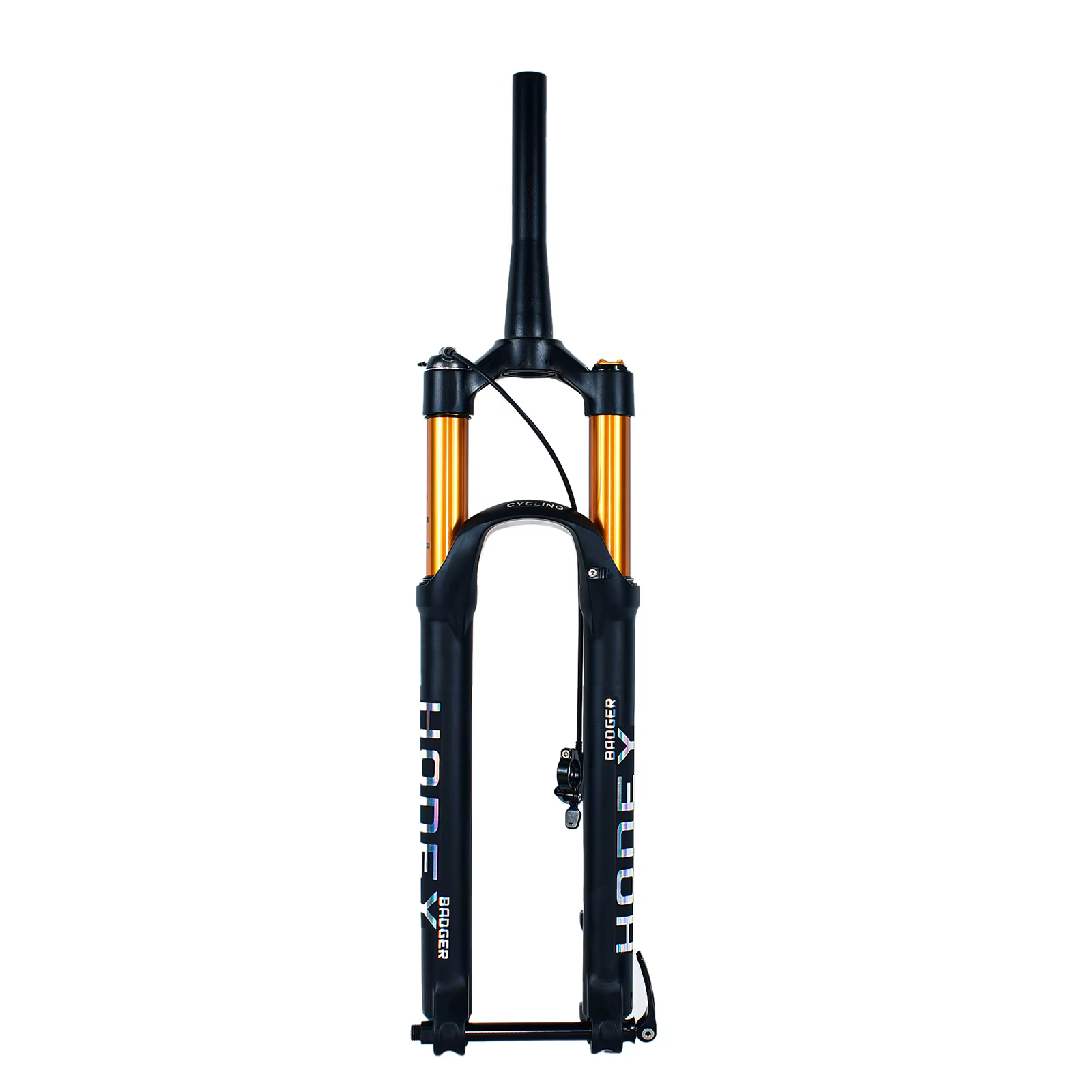 Fourche à air pour VTT avec fourches amortissantes