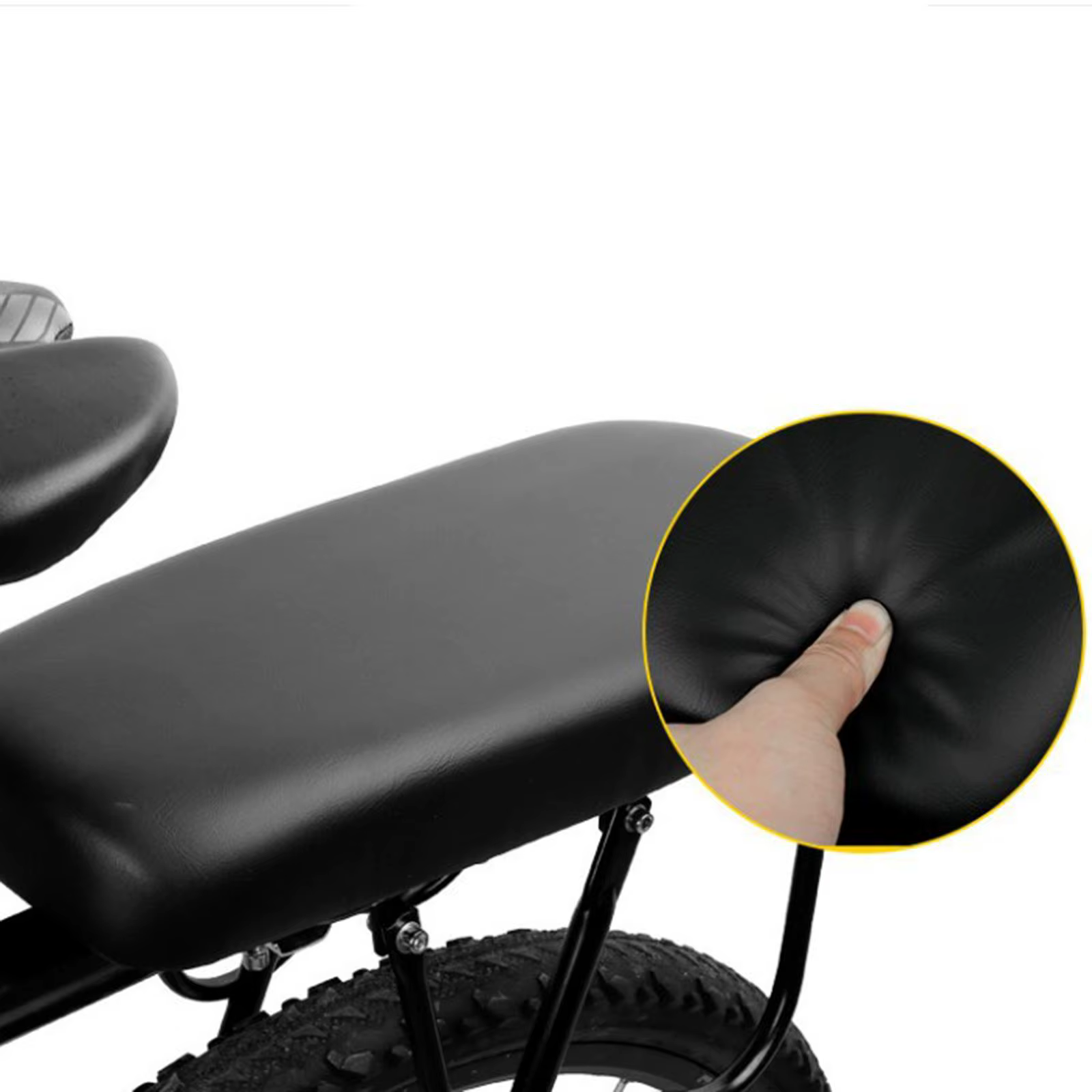 Coussin de siège arrière de vélo électrique