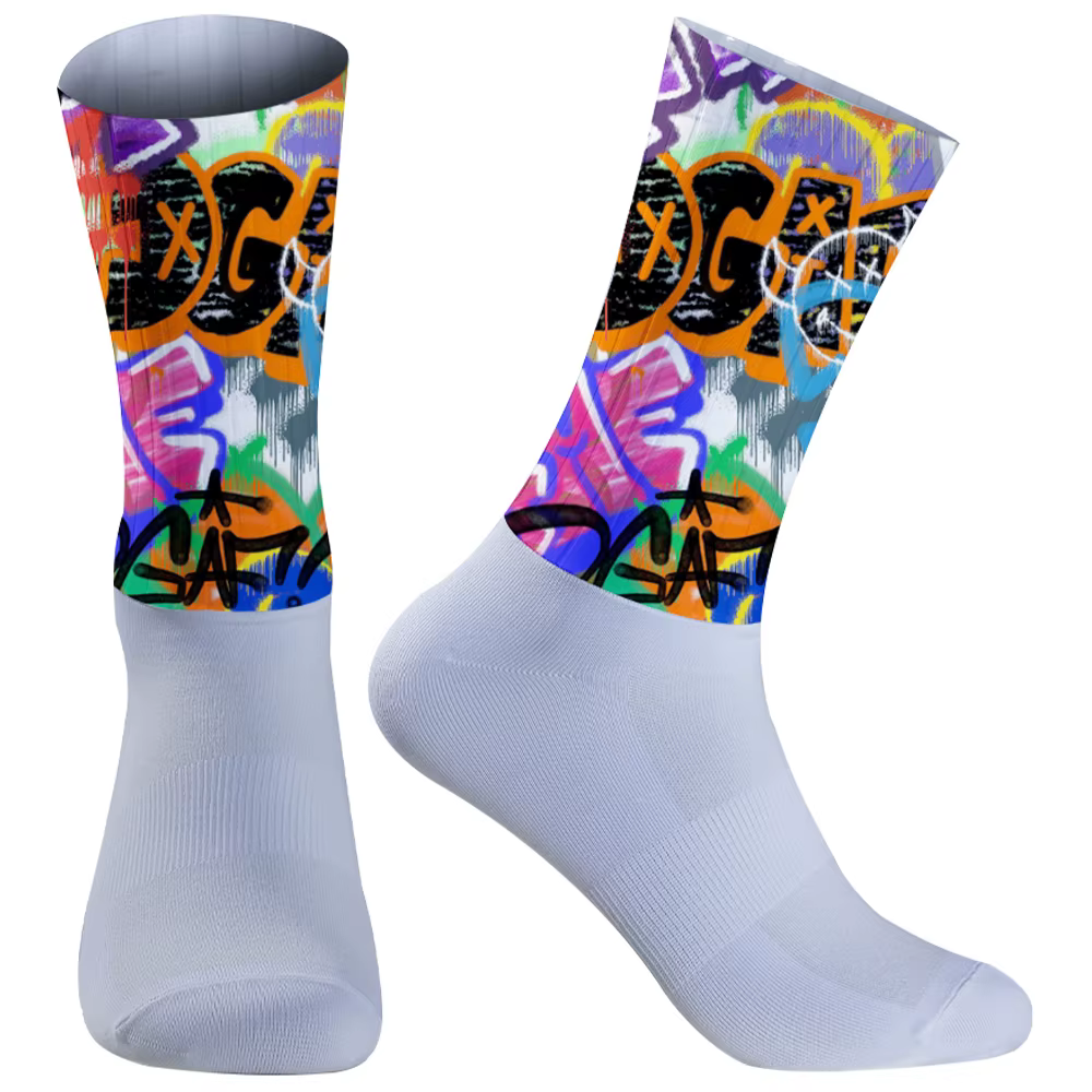 Chaussettes de cyclisme respirantes pour hommes et femmes
