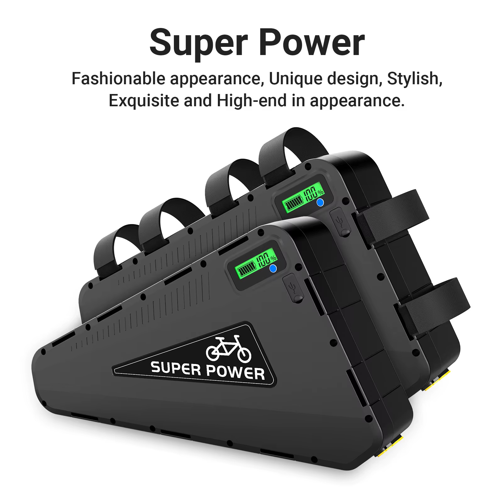 18650 21700 batterie de vélo électrique Triangle tube inférieur Batteries au Lithium Pack
