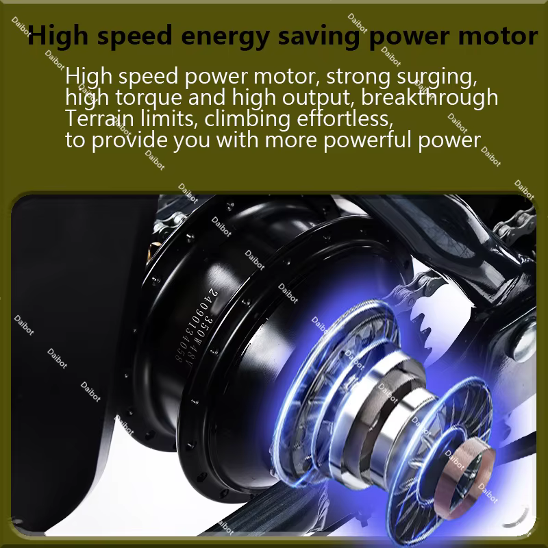 Vélo électrique pliable léger à 3 roues 350W 48V avec panier