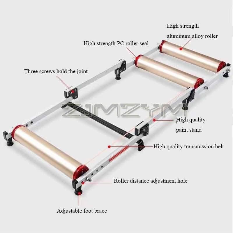 Plate-forme de vélo pliable et silencieuse