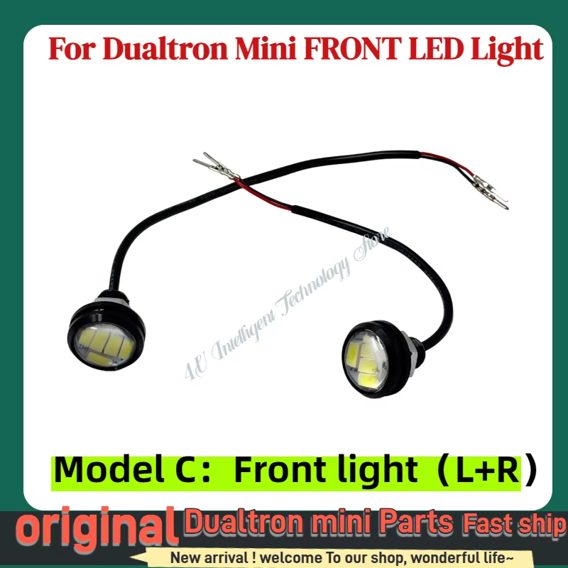 Dualtron MINI Scooter électrique DT avant gauche droite ampoule LED lampe latérale pièces de rechange pour une visibilité et une sécurité améliorées