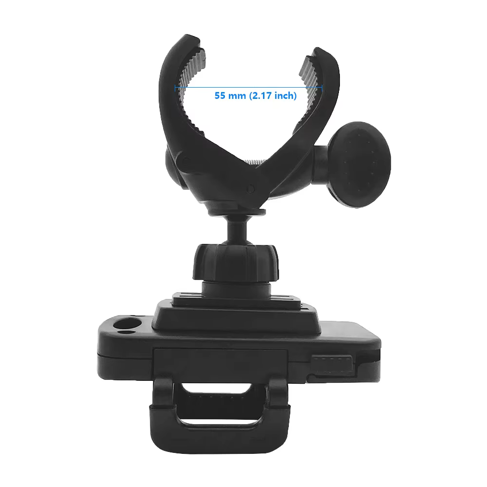 Xnyocn-Support universel de téléphone pour vélo et moto, socle rotatif à 360 degrés, avec pince, pour smartphone