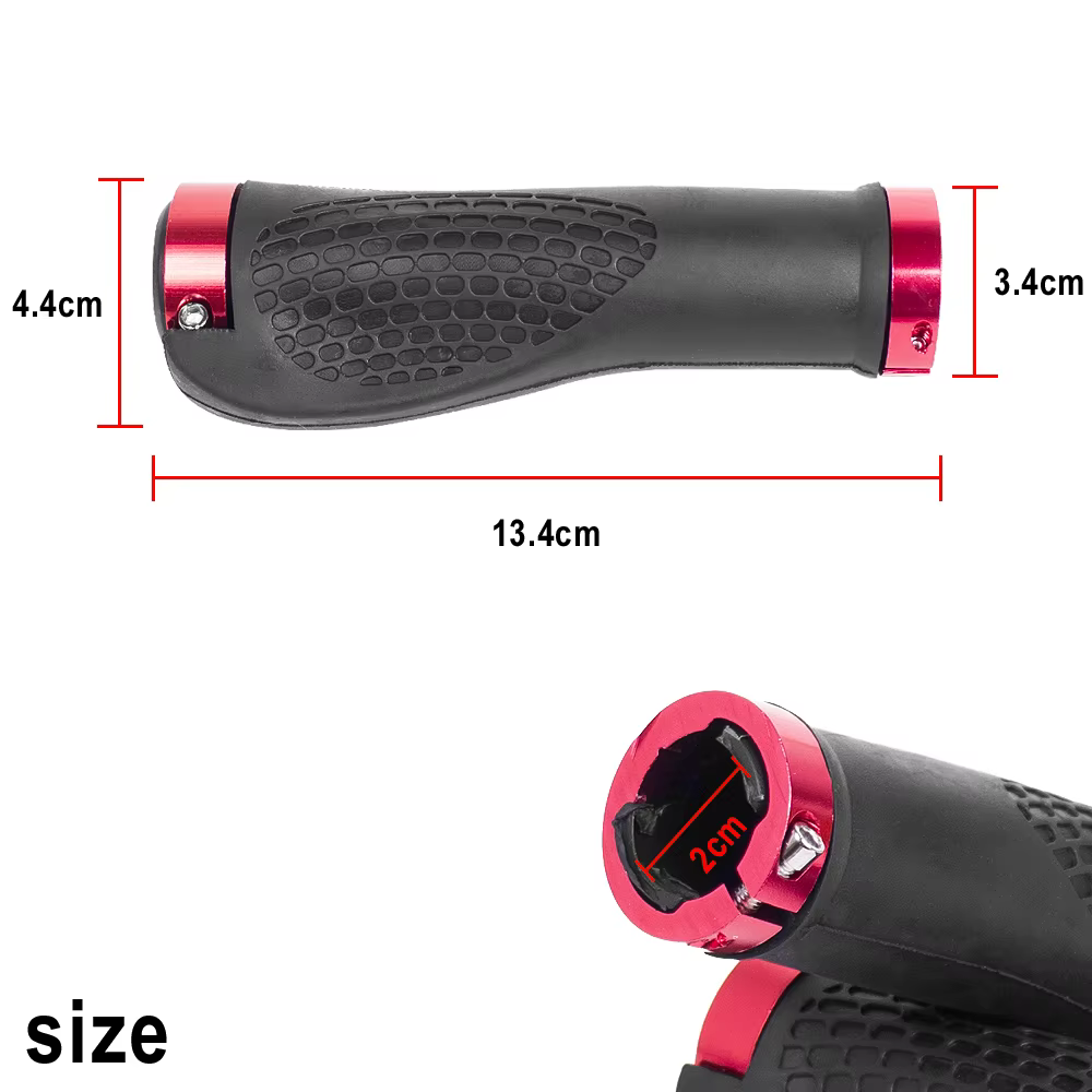 Poignées de guidon coordonnantes en caoutchouc non ald pour scooter électrique