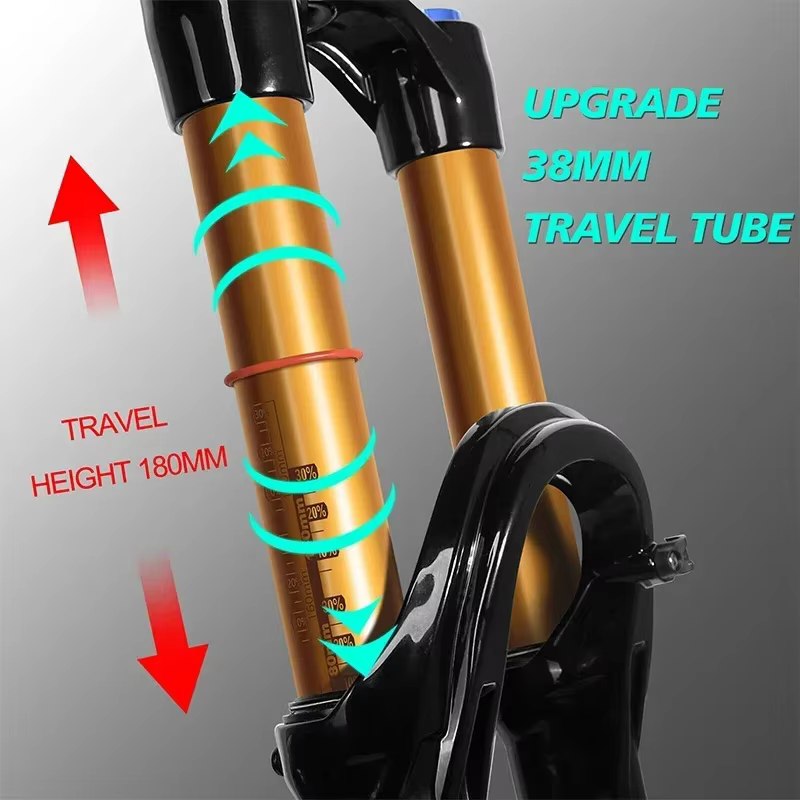BUCKKub-Fourche de vélo à suspension pneumatique