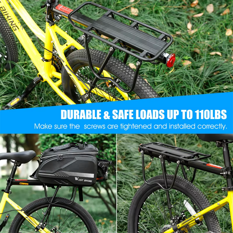 WEST BIKING-Porte-bagages universel et réglable en alliage d'aluminium pour enfant
