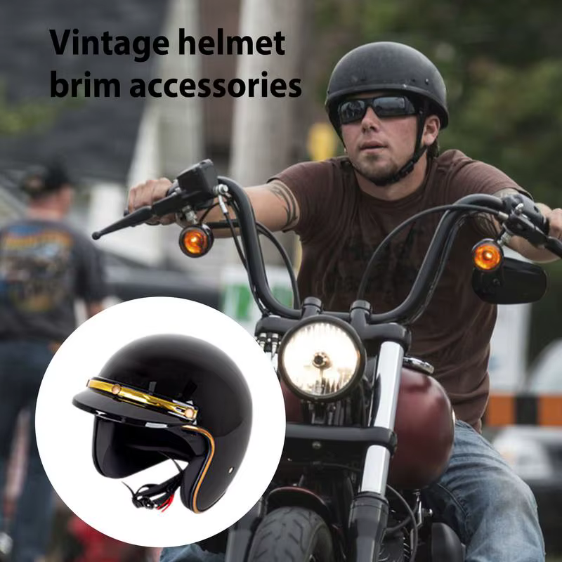 Motorcycle Face Shield Visor Retro