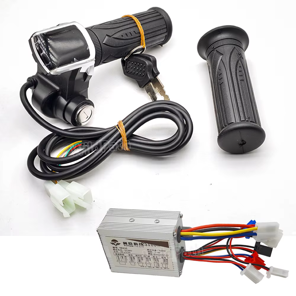 Accessoires pour vélos électriques 24V 36V 48V 250W 350W 500W 1000W : Contrôleur de moteur à balais