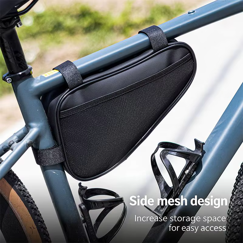 Nouvelle Offre - Sacoche de Vélo Triangulaire Multifonctionnelle à Fixation sur Cadre, Grande Capacité, Organisateur pour Cyclisme et Randonnée 2026