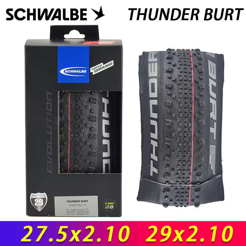 SCHWALBE Original THUNDER BURT 27.5x2.10 29x2.10/2.25/2.35 pneu pliant Tubeless pour XC pistes vtt vélo tout-terrain