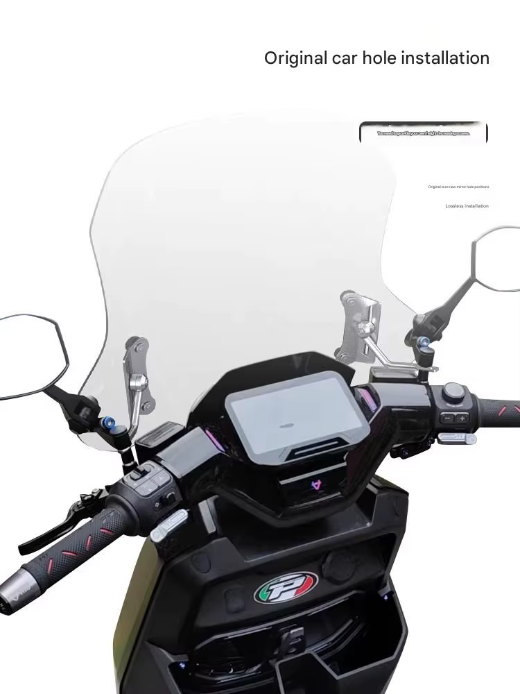 Pare-brise avant NIU NXT NXL NLT NX - Protection contre le vent élégante et fonctionnelle pour les conducteurs de scooters électriques