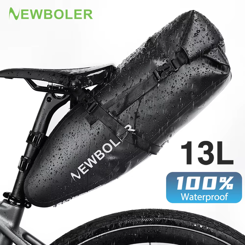 NEWBOLER sac de vélo étanche 13L grande capacité sac de selle