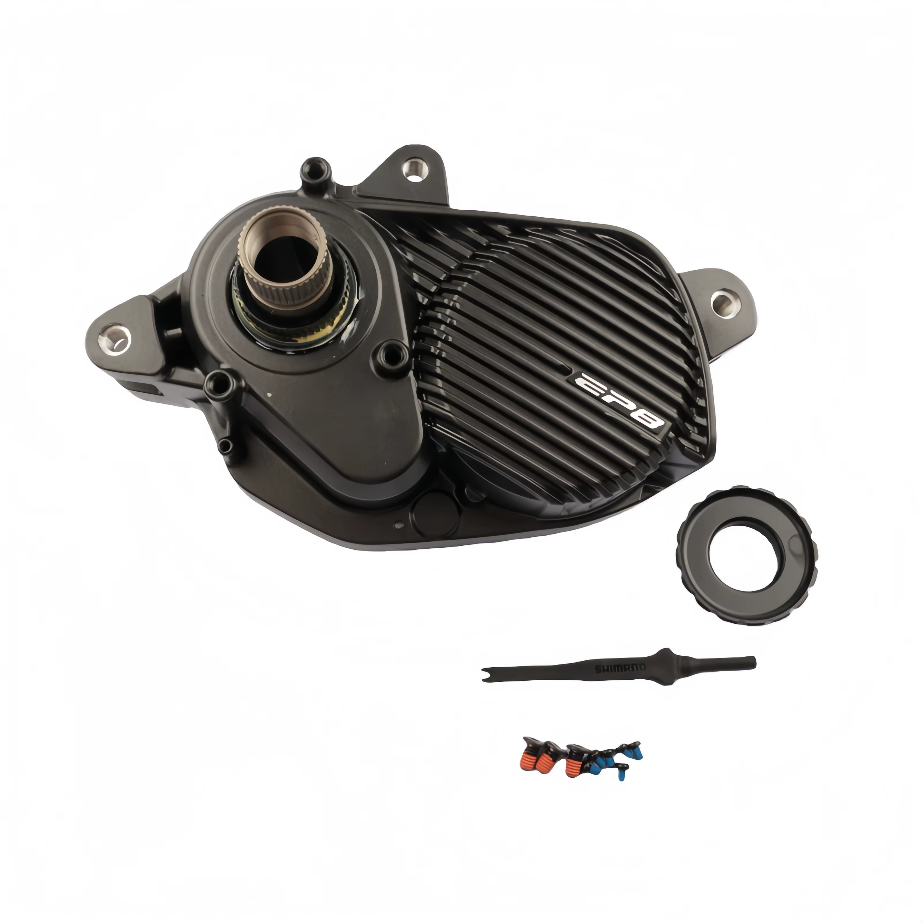 Groupe de manivelle Shimano DU-EP800 + pédalier FC-EM600 pour vélo électrique