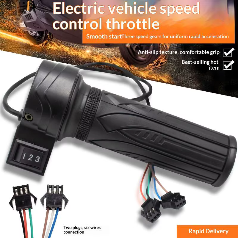 Vélo électrique avec poignée de guidon à 3 vitesses pour une expérience de conduite et un contrôle améliorés