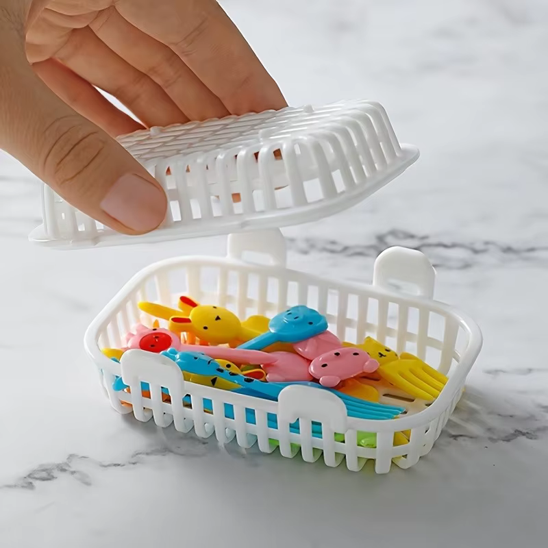 Accessoires de cuisine pour organiser les petits objets, spécialement conçus pour le nettoyage et le drainage des lave-vaisselle, 2 pièces