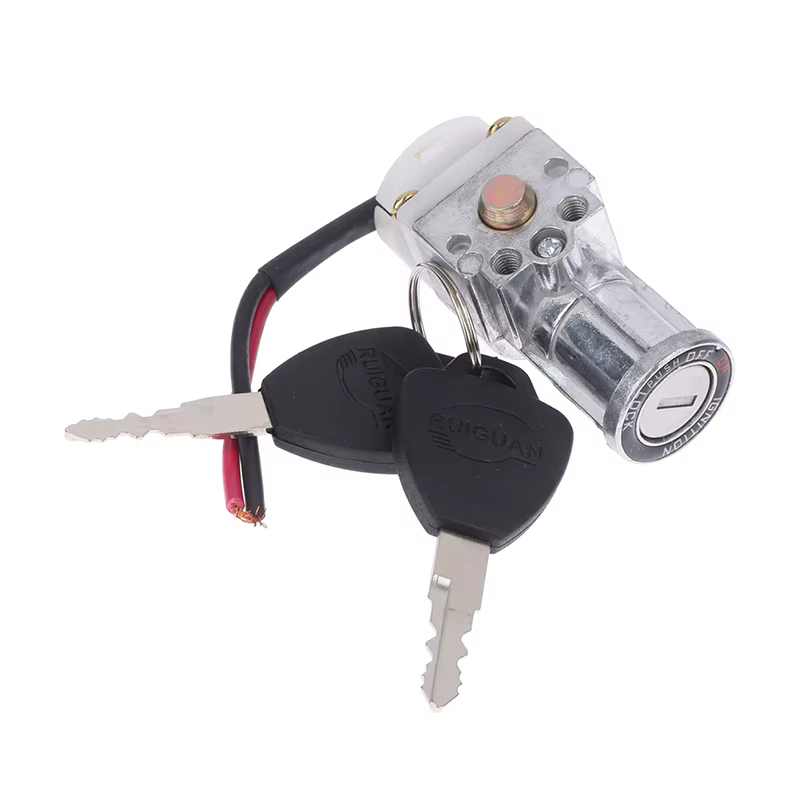 1x Verrou de batterie, 2x Clé à tête plus large