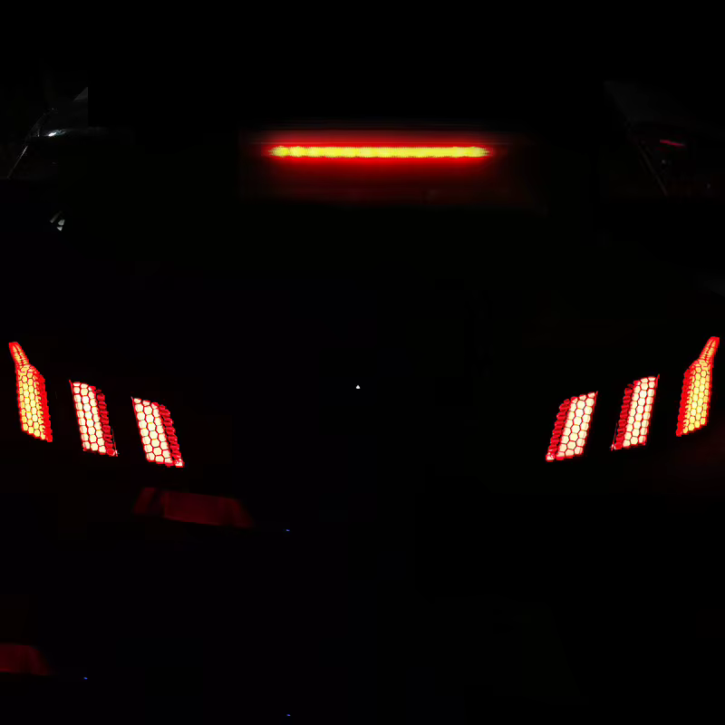 Accessoires pour Peugeot 3008 GT 3008GT 2016 2017 2018 2019, couvercle de feu arrière de voiture, autocollant de protection de décoration en nid d'abeille