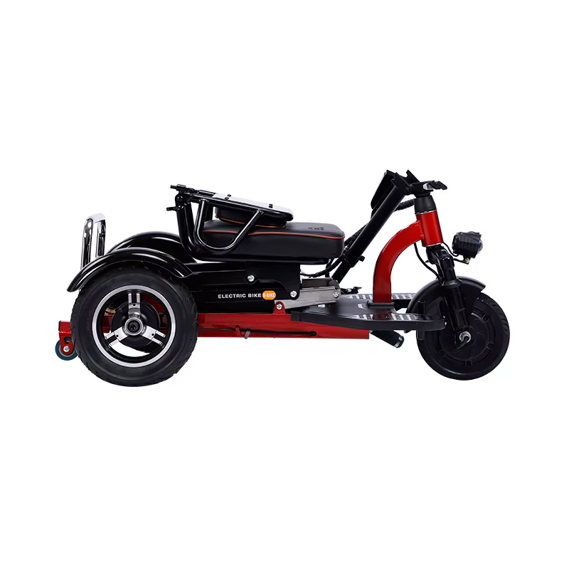 Trottinette de mobilité pliante légère à 3 roues de 10 pouces pour personnes âgées
